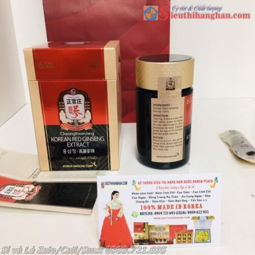 hồng sâm cheong kwan jang korean red ginseng extract Chính Phủ Hàn Quốc8