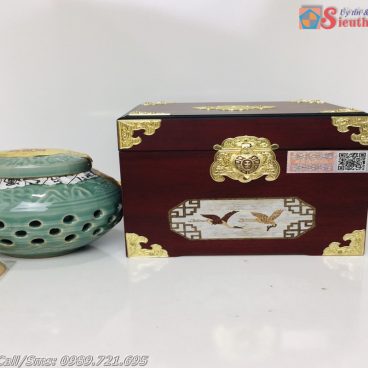 Cao Hồng Sâm Hoàng Đế 1000g Hộp Gỗ 2 Con Hạc Đẳng cấp Hoàng Gia Hàn Quốc1244
