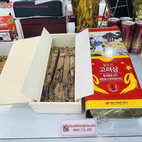 Sâm khô hộp thiếc Daedong 600 gram (Sâm Cao Ly Chính Hiệu) 1