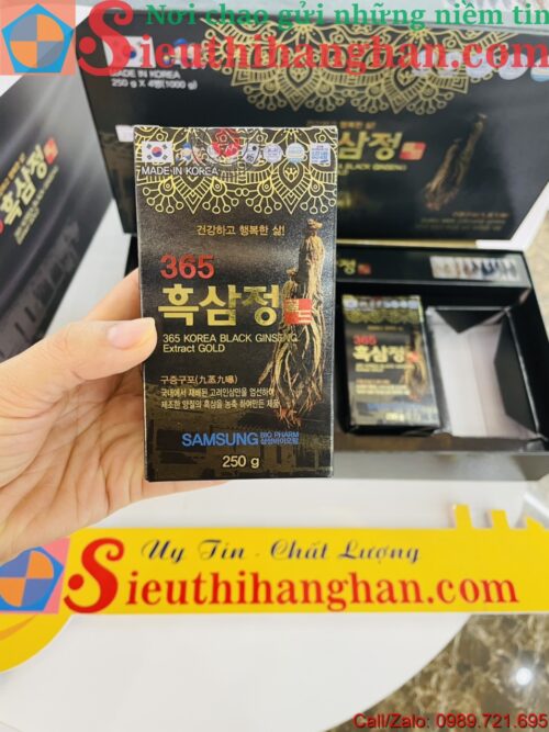 Cao hắc sâm 365 Korea Black Ginseng Extract Gold đậm đặc nguyên chất và chất lượng vàng 10