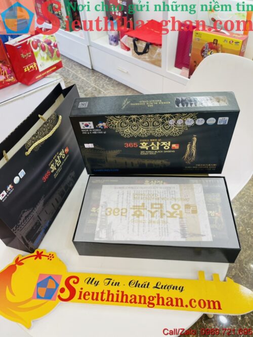 Cao hắc sâm 365 Korea Black Ginseng Extract Gold đậm đặc nguyên chất và chất lượng vàng 8