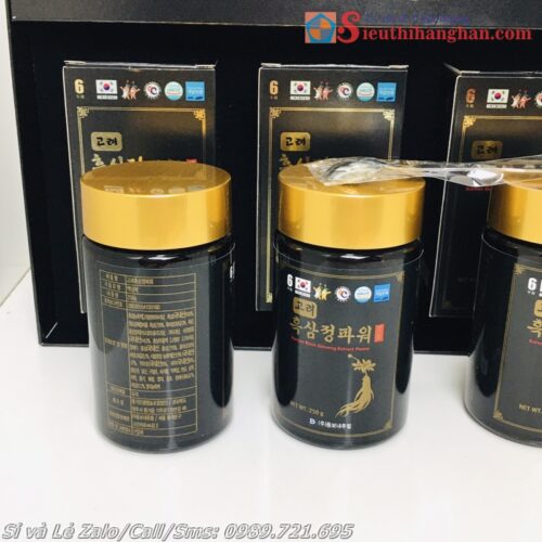 Cao hắc sâm Samsung Korean Black Ginseng Extract Power Cao Hắc Sâm Trường Thọ26