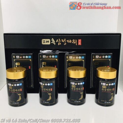 Cao hắc sâm Samsung Korean Black Ginseng Extract Power Cao Hắc Sâm Trường Thọ23