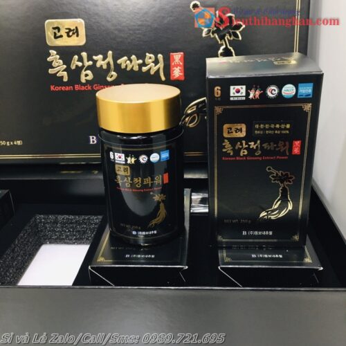 Cao hắc sâm Samsung Korean Black Ginseng Extract Power Cao Hắc Sâm Trường Thọ19