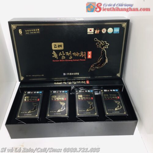 Cao hắc sâm Samsung Korean Black Ginseng Extract Power Cao Hắc Sâm Trường Thọ16