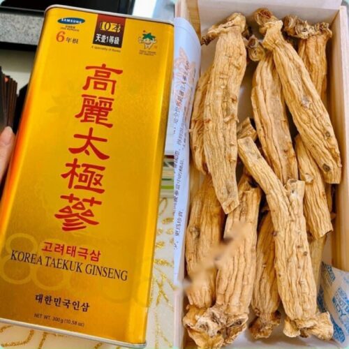 Thiên sâm củ khô Korea Taekuk Ginseng 300 gram 10 củ ·· hàng hiếm của đất trời 66