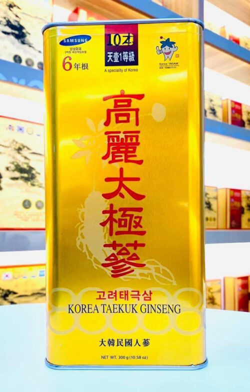 Thiên sâm củ khô Korea Taekuk Ginseng 300 gram 10 củ ·· hàng hiếm của đất trời 55