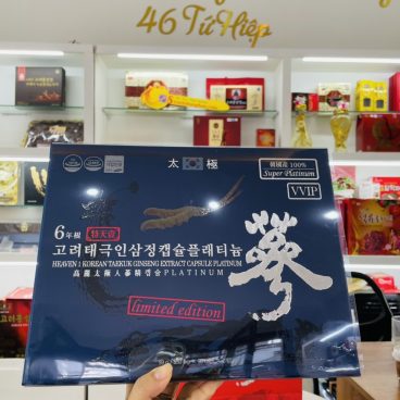 Viên thiên sâm đông trùng hạ thảo Heaven One Korean Taekuk Ginseng Extract Capsule Super Platinum VVIP