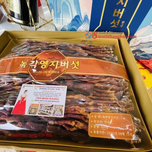 Nấm linh chi sừng hươu cao cấp GANODERMA LUCIDUM KOREA 8