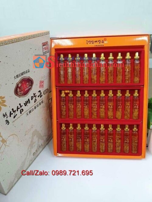 Tinh chất sâm núi Cheon Jong Tissue Hyangtonongsan 30 ống 20 ml thượng hạng Hàn Quốc 6