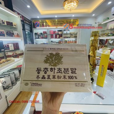 Bột đông trùng hạ thảo Royal Gold Hàn Quốc nguyên chất cao cấp12