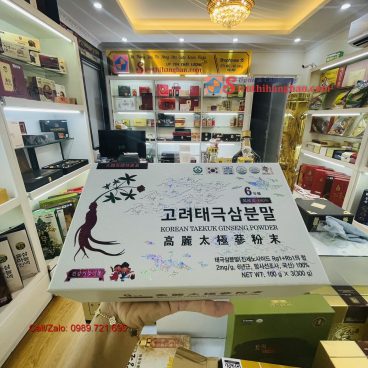 Bột thiên sâm 6 năm tuổi Korean Taekuk Ginseng Powder chính phủ Hàn Quốc cao cấp nguyên chất 100% 2