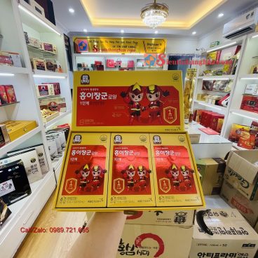 nước hồng sâm hàn quốc cho bé 3 đến 4 tuổi của Chính Phủ Hàn Quốc KGC chính hãng 13