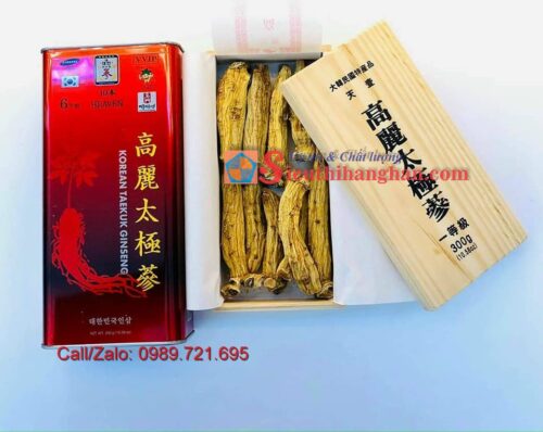 Thiên sâm 6 năm tuổi Chính Phủ Heaven Korean Taekuk Ginseng VVIP 1