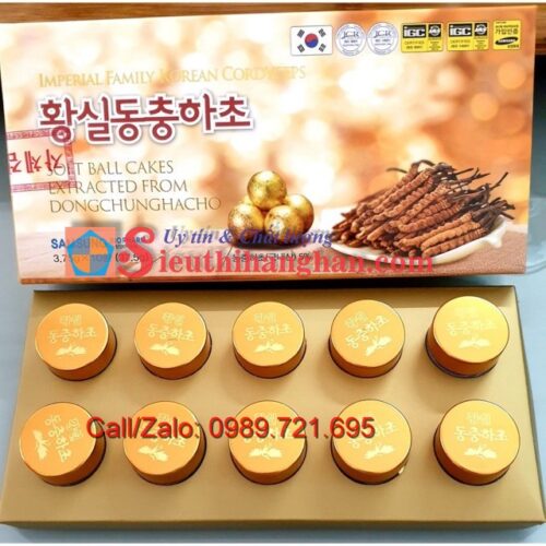 Imperial Family Korean Cordyceps Viên đông trùng Samsung 10 viên tiện dụng 2