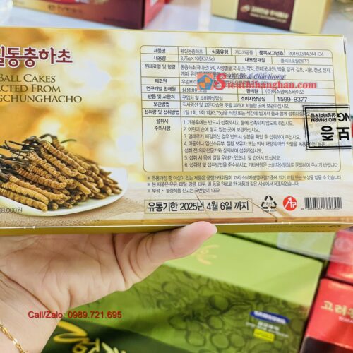 Imperial Family Korean Cordyceps Viên đông trùng Samsung 10 viên tiện dụng 5