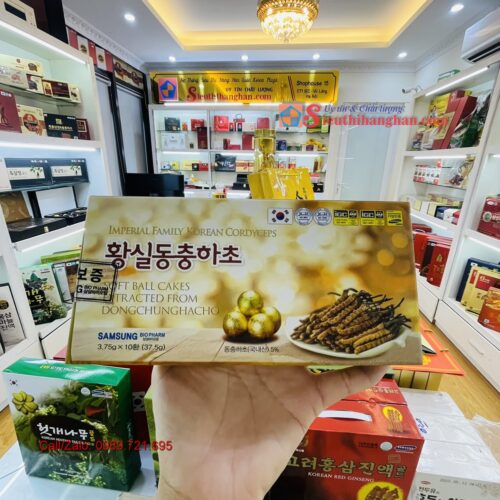 Imperial Family Korean Cordyceps Viên đông trùng Samsung 10 viên tiện dụng 7