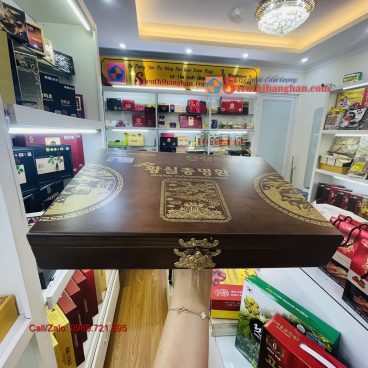 An cung ngưu hoàng Samsung Imperial ChongMyeong Hwan hộp gỗ 60 viên Hàn Quốc 8