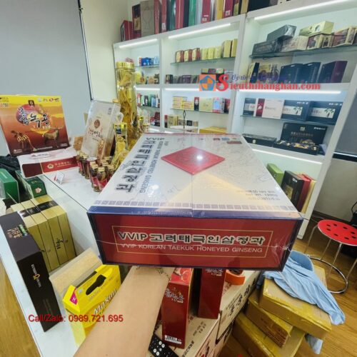 Vvip Korean Taekuk Honeyed Ginseng Thiên sâm tẩm mật ong cao cấp Hàn Quốc 1200 gram dành cho Vip 5