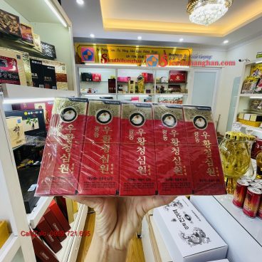 An cung ngưu hoàng dạng nước Kwangdong Hàn Quốc hộp 10 chai chuẩn xịn xò 2