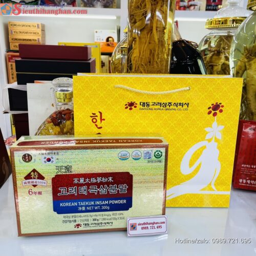 Bột thiên sâm Hàn Quốc Korean Taekuk Insam Powder 3