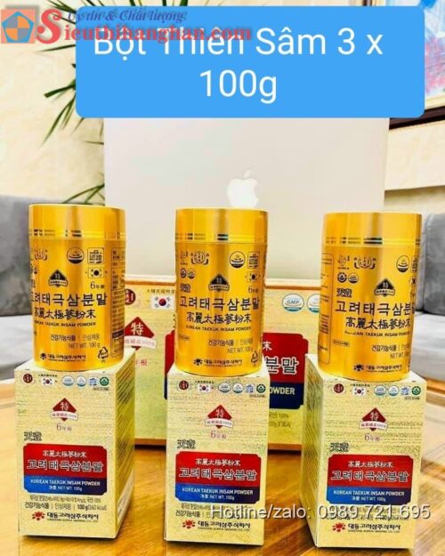 Bột thiên sâm Hàn Quốc Korean Taekuk Insam Powder 5