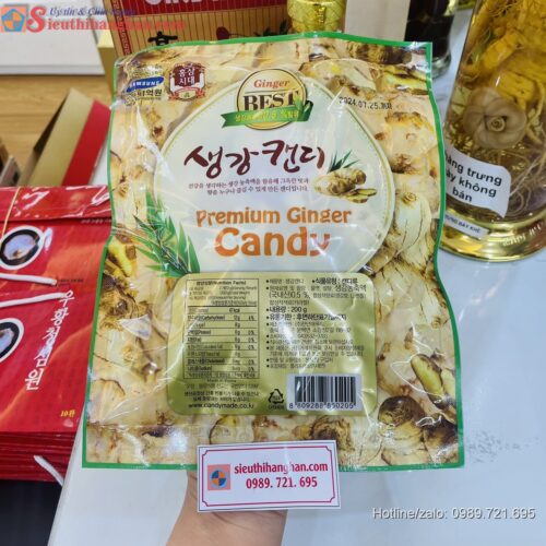 Kẹo gừng cứng Premium Ginger Candy Samsung3