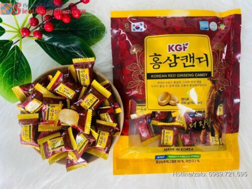 Kẹo nhân sâm Korean Red Ginseng Candy KGF 2