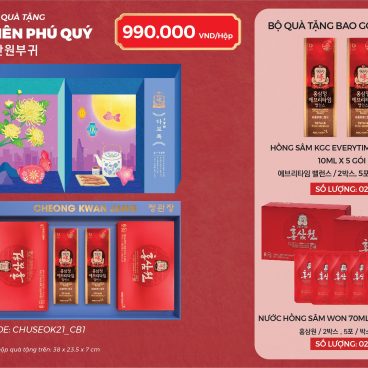 quà tết hàn quốc bộ đoàn viên phú quý