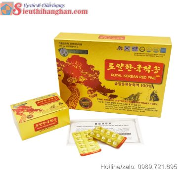 ROYAL KOREAN RED PINE Tinh dầu thông chính phủ hoàng cung siêu tốt