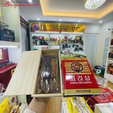 Sâm cao ly Korean Red Ginseng hồng sâm khô tiêu chuẩn châu âu Bio Insam 8