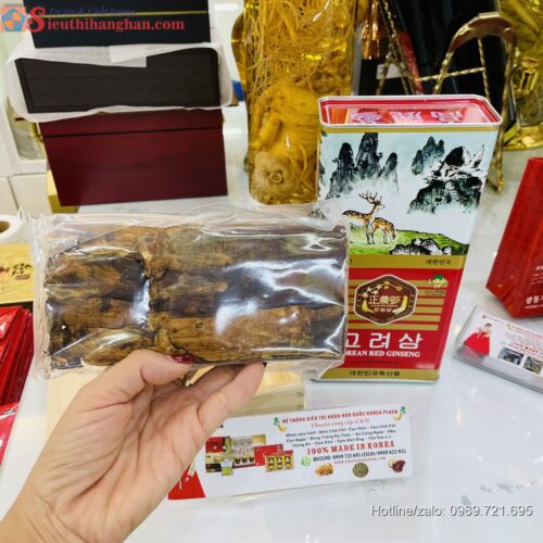 Sâm cao ly Korean Red Ginseng hồng sâm khô tiêu chuẩn châu âu Bio Insam 2