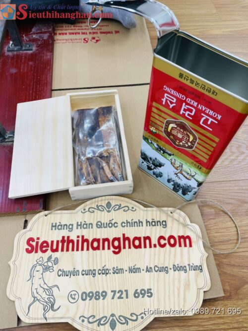 Sâm cao ly Korean Red Ginseng hồng sâm khô tiêu chuẩn châu âu Bio Insam 3