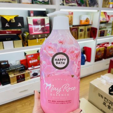 Trên tay Sữa tắm Hàn Quốc thơm lâu Happy Bath May Rose 3