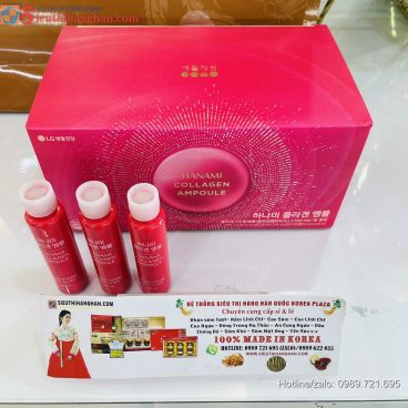 Thức uống làm đẹp HaHaMi Collagen Ampoule LG 30 ống cao cấp Nội địa Hàn Quốc 8