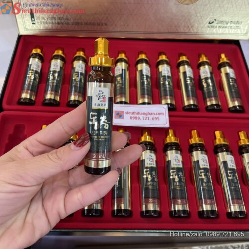 Tinh Chất đông trùng hạ thảo Cordyceps Militaris Premium Hàn Quốc 20 ống 7