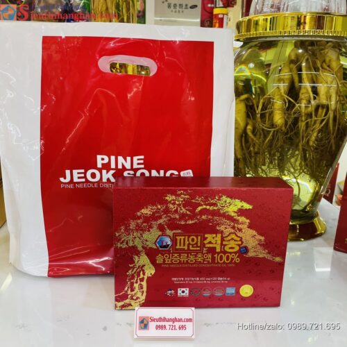 Tinh dầu thông đỏ Chính Phủ Hàn Quốc Nguyên Chất Pine Needle Distilled Concentrate Oil 100% 22