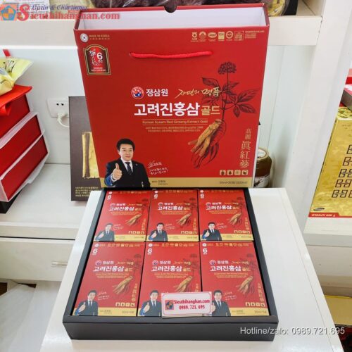 Nước hồng sâm Tài Tử Korean 6years Redginseng Extract Gold Hàn Quốc 21