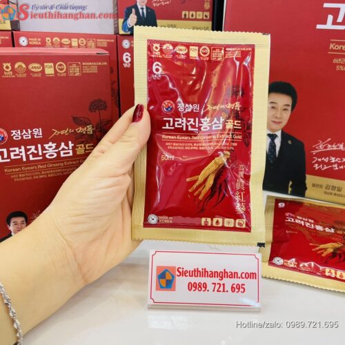 Nước hồng sâm Tài Tử Korean 6years Redginseng Extract Gold Hàn Quốc 5