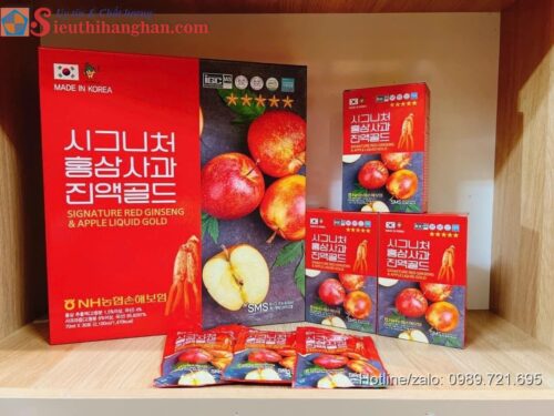 Nước hồng sâm táo đặc biệt Signature Red Ginseng Apple Liquid Gold 2