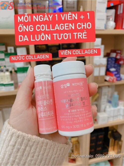 Collagen Thủy Phân Cá AIG Cao Cấp Hàn Quốc Phục hồi sắc đẹp suối nguồn tươi trẻ tặng 30 viên trắng da 2