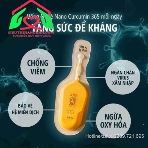 Nano Curcumin 365 Tinh Nghệ Nano Premium Ji Chang-Wook Version Bán Chạy Số 1 Hàn Quốc 4