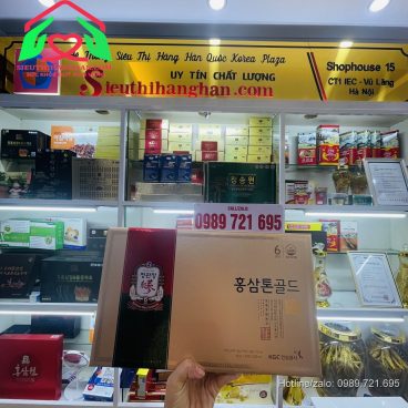 Nước Hồng Sâm Kgc 30 gói 40 ml Gold Chính Phủ Cao Cấp Chất lượng vàng 1