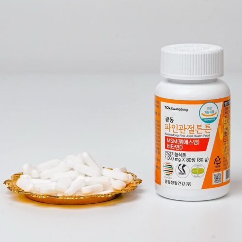 Từng lọ nhỏ Thuốc Xương Khớp Hàn Quốc Kwangdong MSM – Kwangdong Fine Joint Health Food