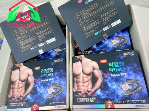 Các hộp Cải Thiện Sinh Lý Nam Real Man Maka 365 Nội Địa Hàn Quốc