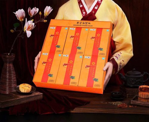 Trên tay hộp giải độc gan hàn quốc