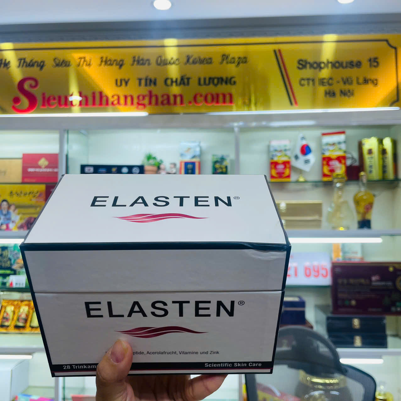 Collagen Elasten Đức 28 Ống – Trẻ Hóa Da Chuẩn Châu Âu