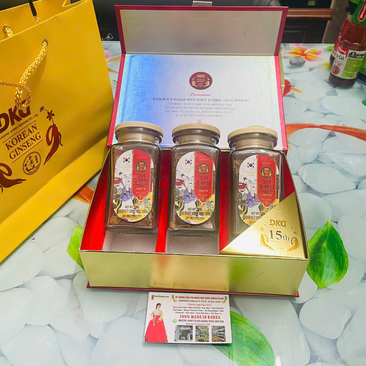 Bộ hộp hộp sâm cao ly chính hiệu Daedong