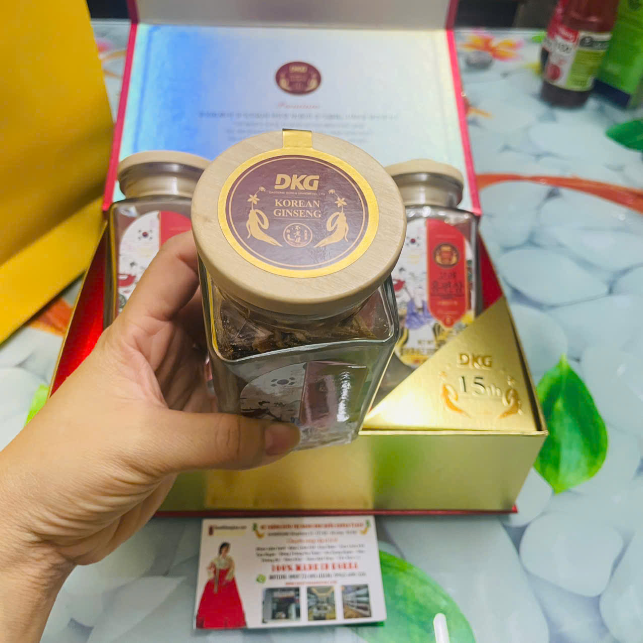 Nắp lọ hộp sâm cao ly chính hiệu Daedong