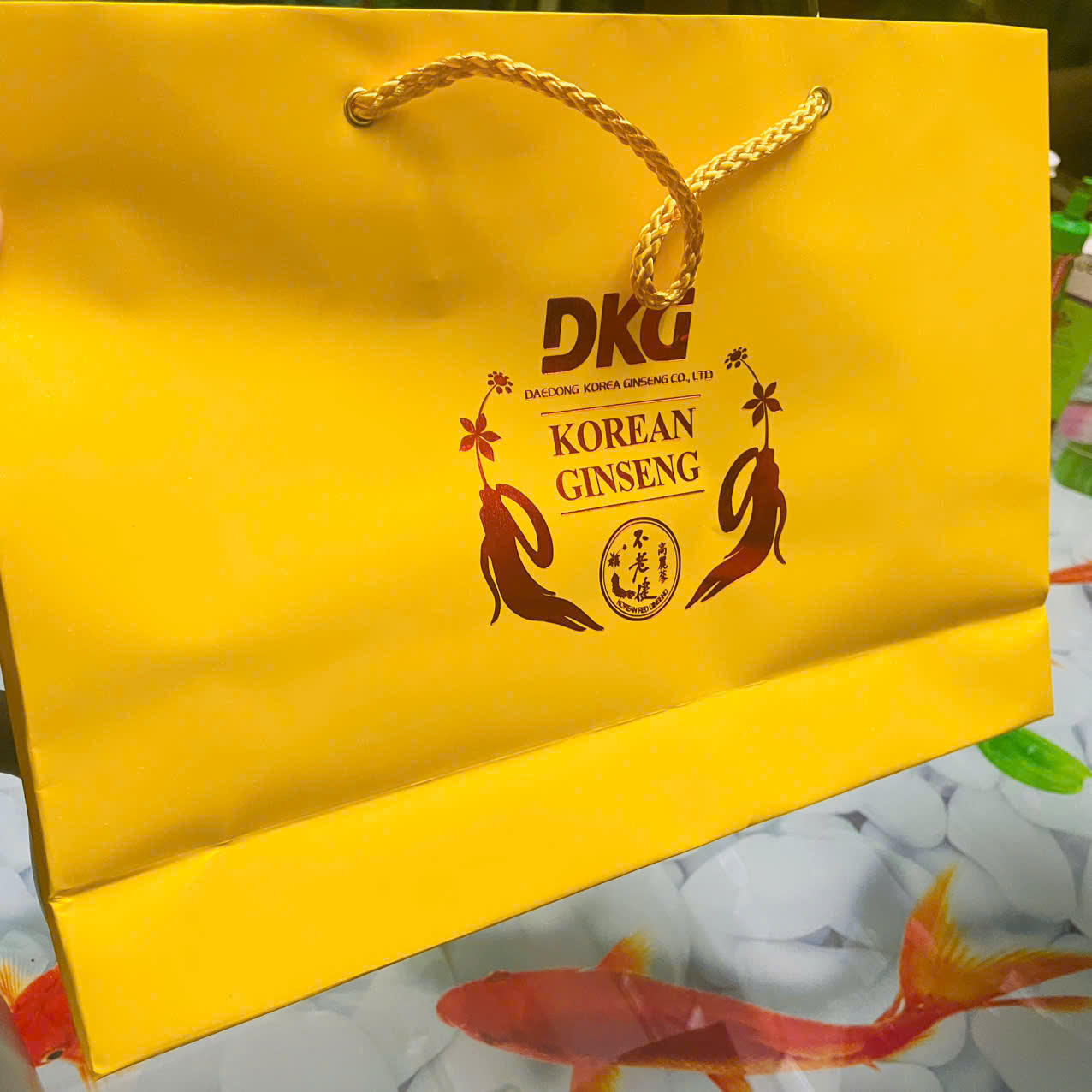 Túi của hộp sâm cao ly chính hiệu Daedong